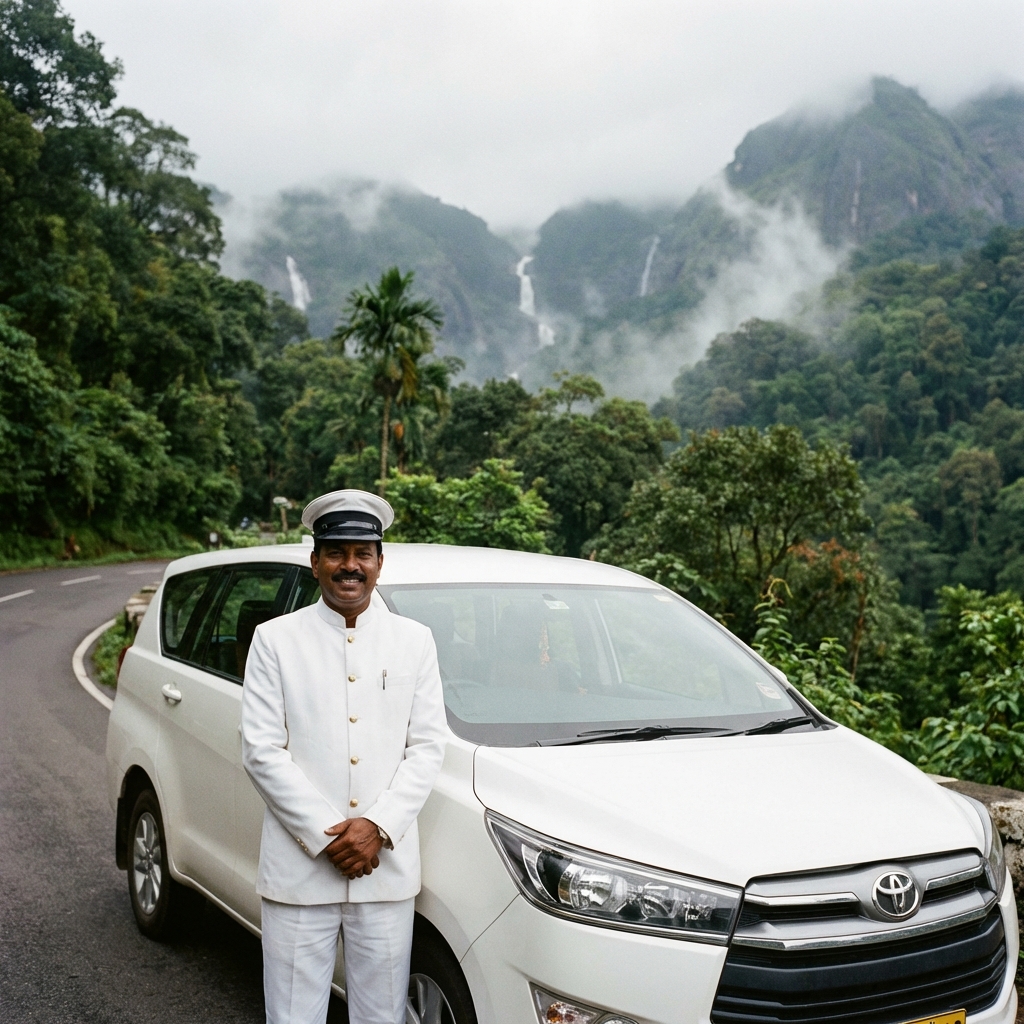 Professional Indian Chauffeur with Toyota Innova